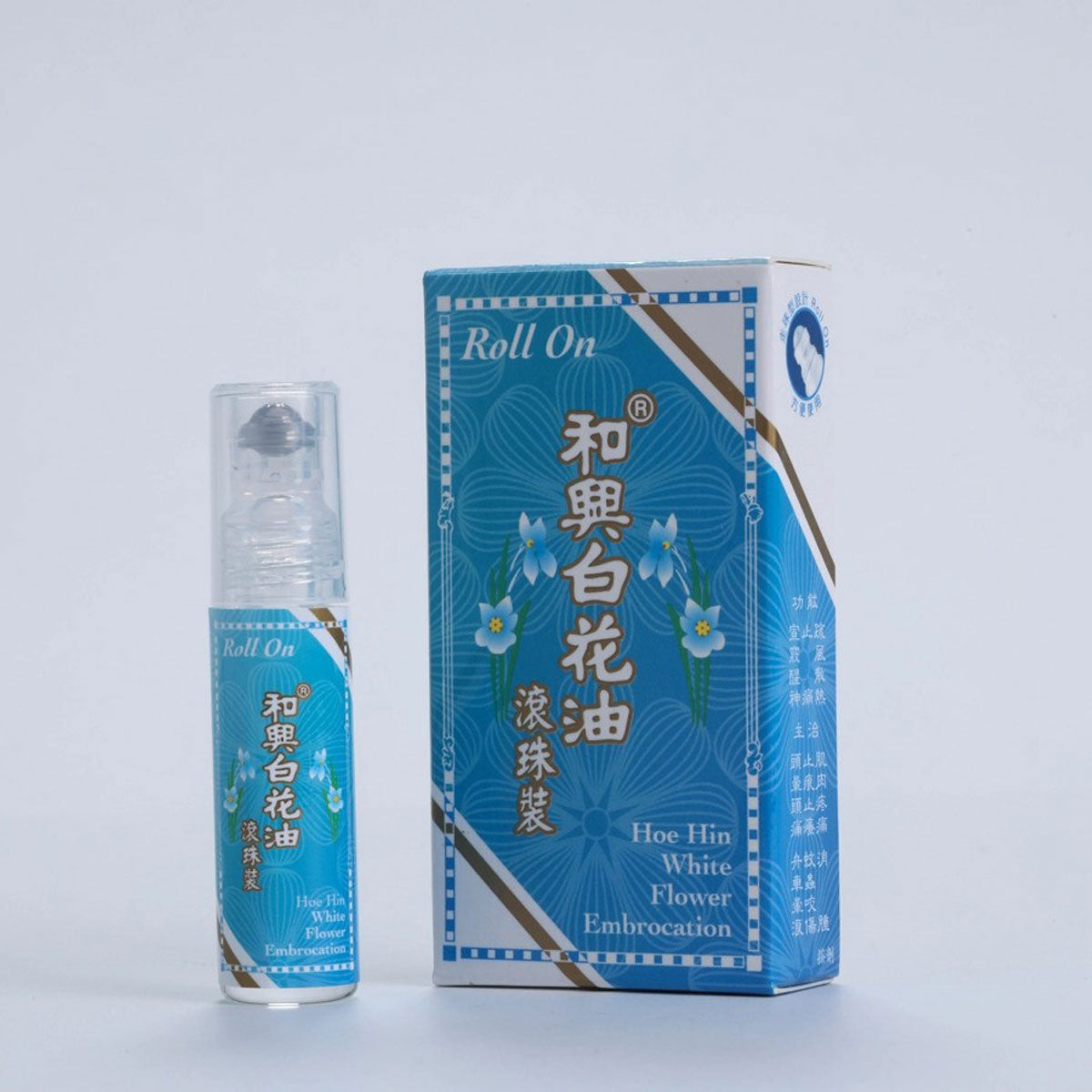 Hoe Hin White Flower Embrocation - Roll On (4.5ml)